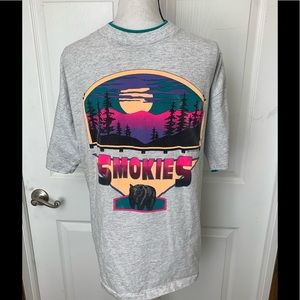 Great Smoky Mountains National Park Vintage 1990s Mens XL Graphic Souvenir Shirt